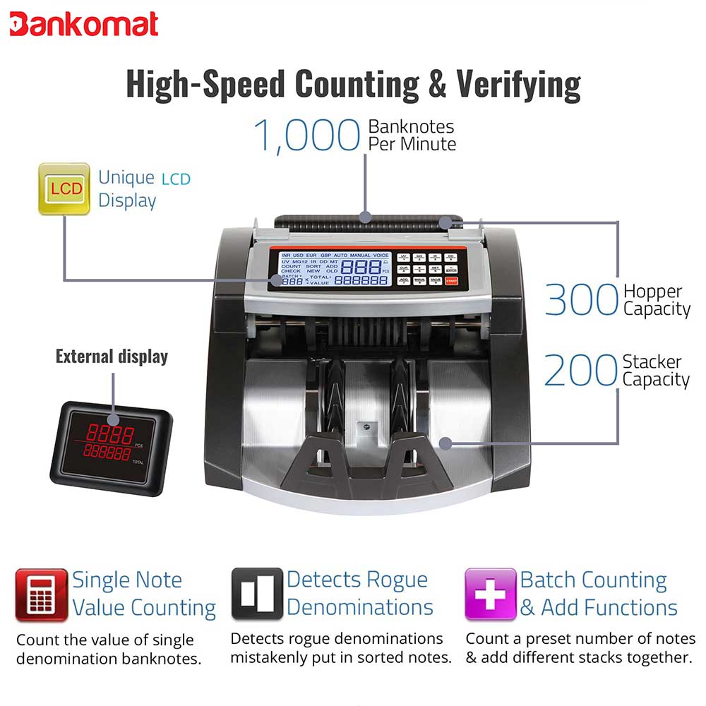 BANKOMAT Cash Counting Machine BM - 46