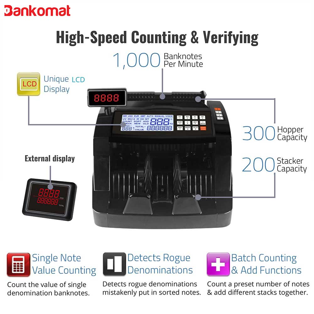 BANKOMAT Cash Counting Machine BM - 70 B
