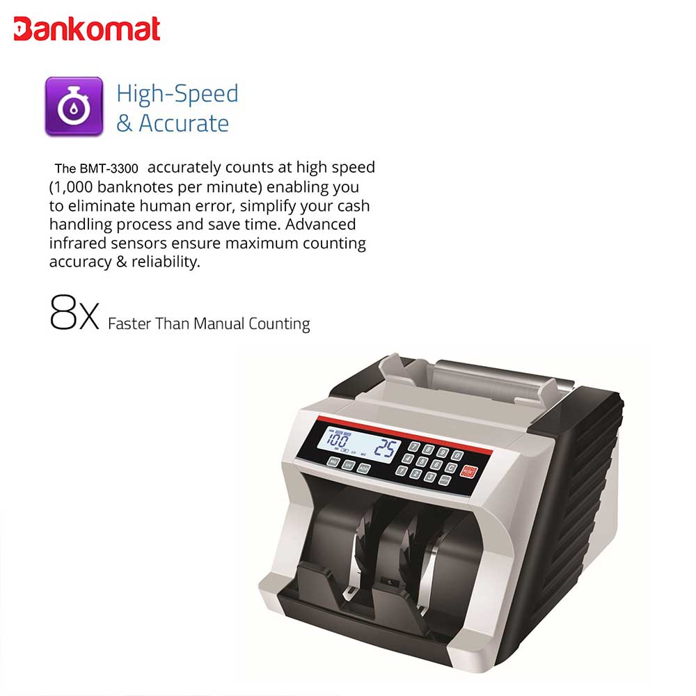 BANKOMAT NOTE COUNTING MACHINE BMT-3300 Basic