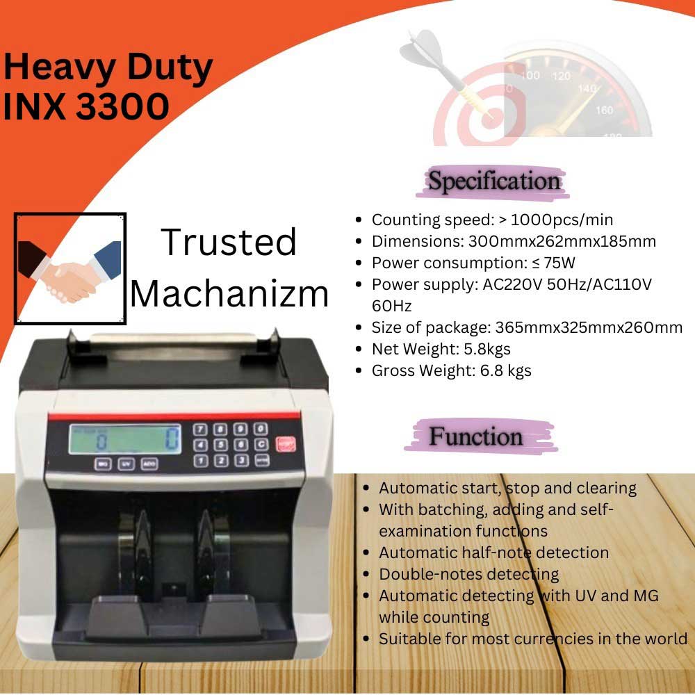 BANKOMAT NOTE COUNTING MACHINE BMT-3300 Basic