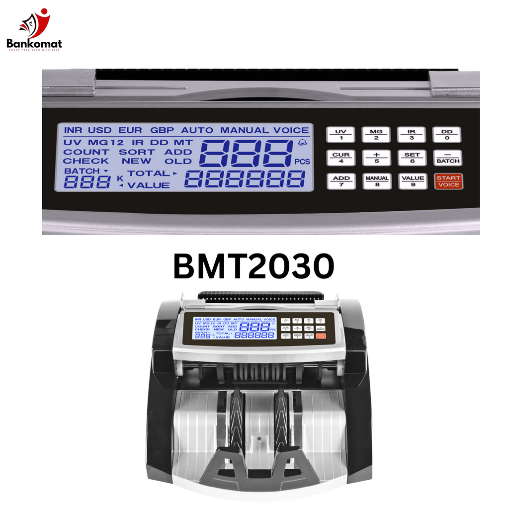 BANKOMAT Cash Counting Machine BMT-2030 Manual