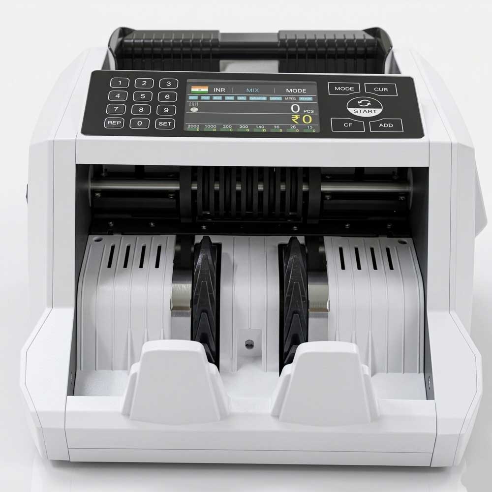 Smart Mix Value Bill Counting Machine with Batch & Add - Bankomat