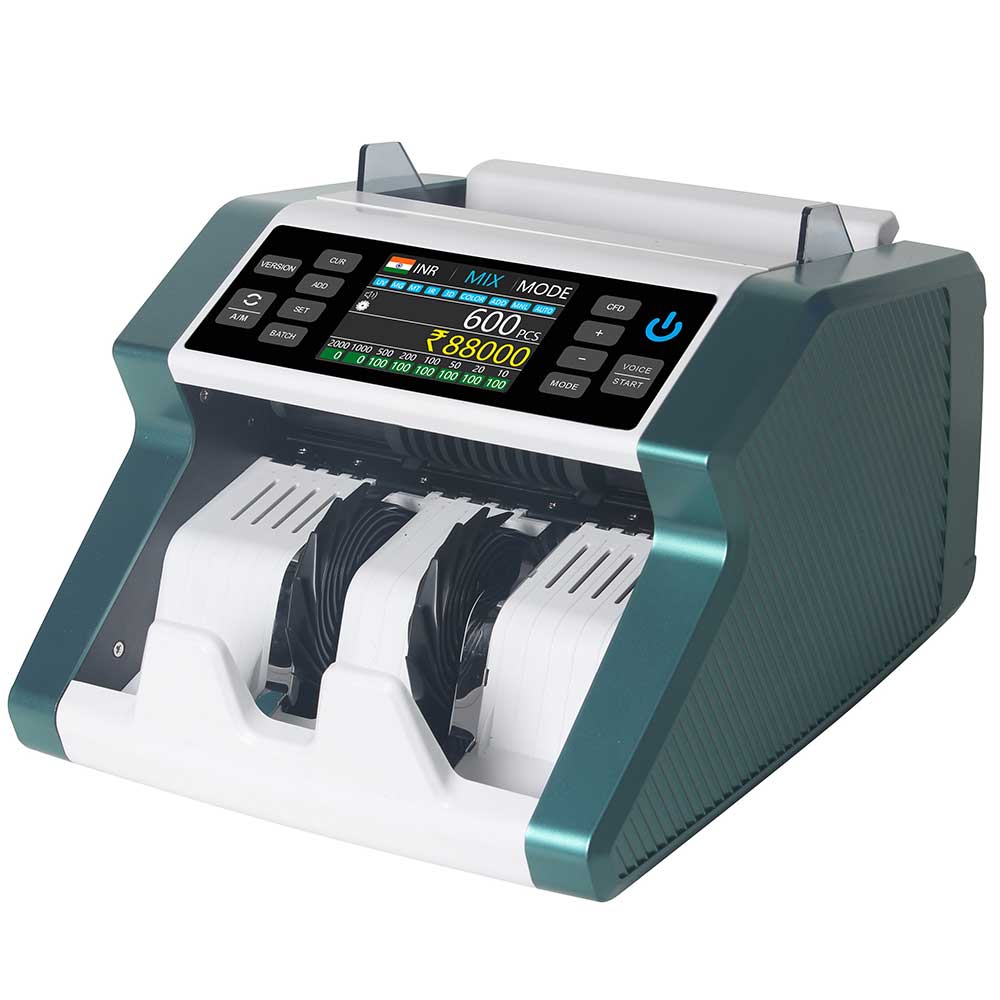 Intelligent Mix Value Note Counter with Detailed Report Generation - Bankomat