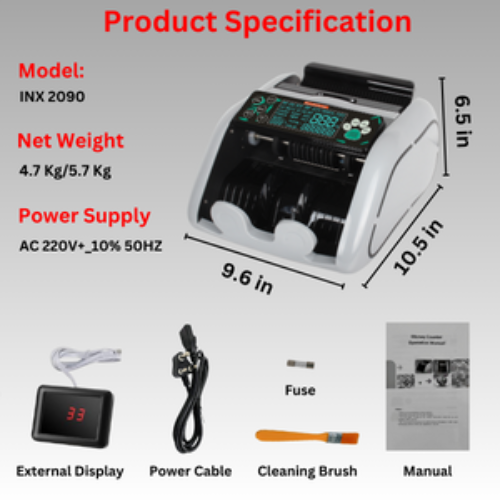 BANKOMAT Cash Counting Machine BMT-2090 Manual