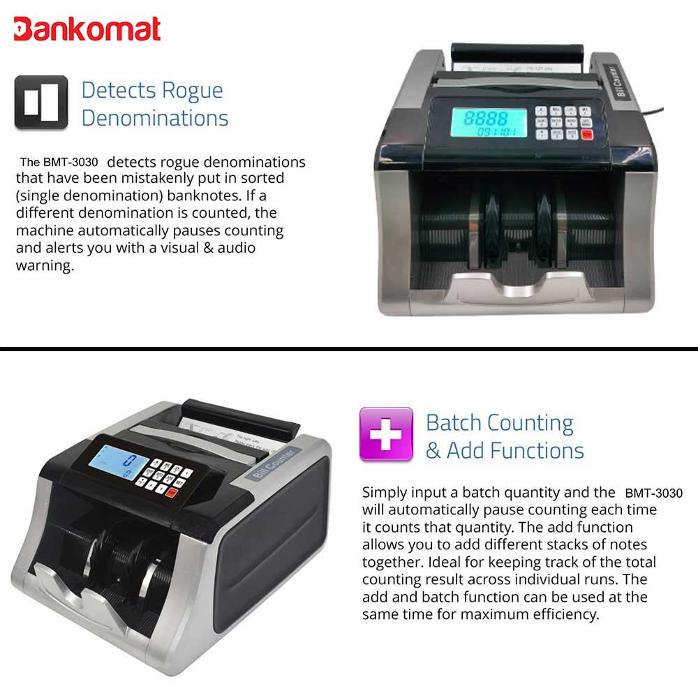 BANKOMAT Cash Counting Machine BMT-3030
