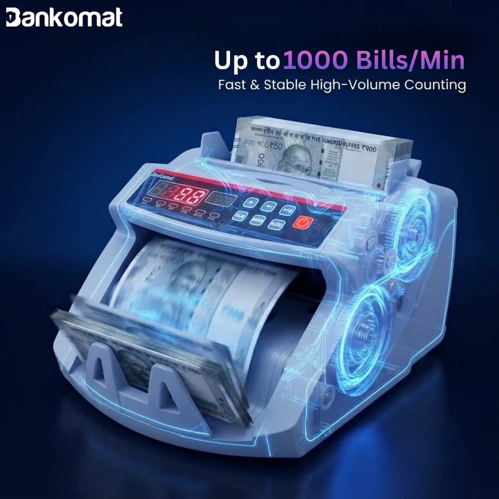Note Counting/Currency Counting Machine Note Counting Machine (Counting Speed - 1000 Notes/min)