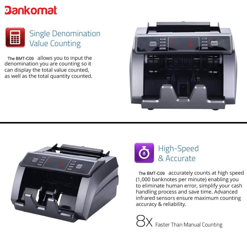 BANKOMAT Cash Counting Machine BMT-C09