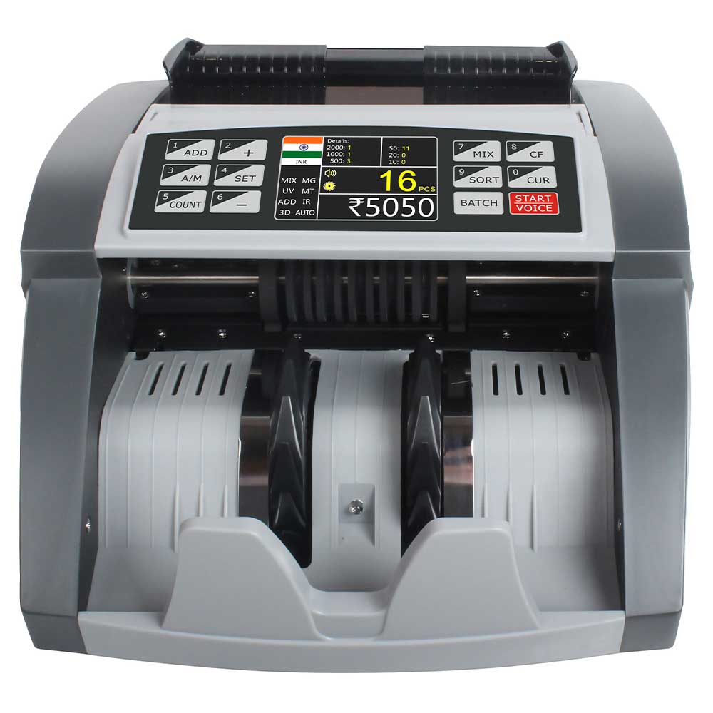 Bankomat High-Speed Mix Value Cash Counter for INR with Denomination Sort