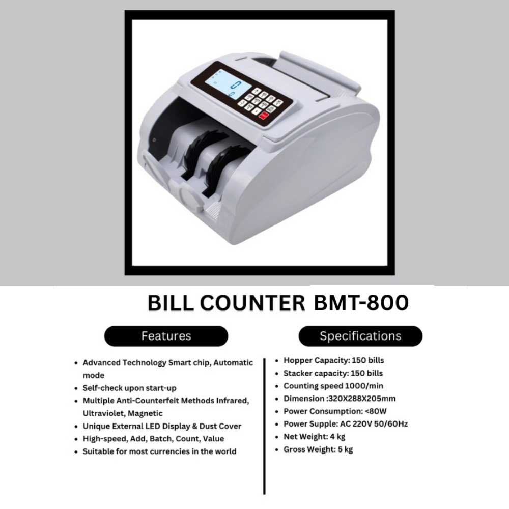 BANKOMAT SEMI NOTE COUNTING MACHINE BM - 800