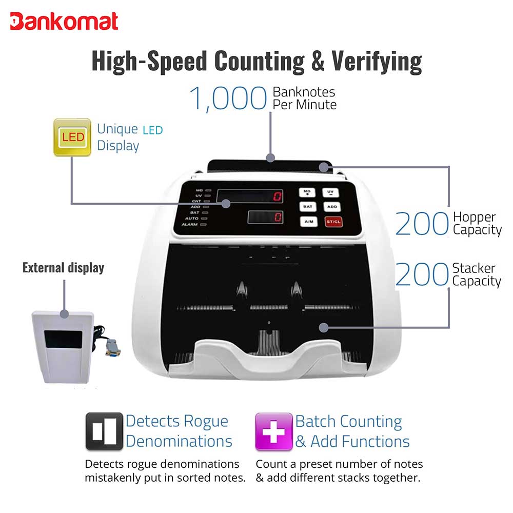 BANKOMAT Note Counting Machine BMT-715 Manual