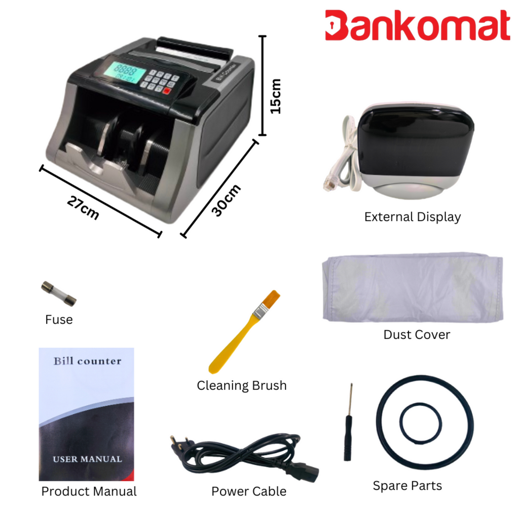 BANKOMAT Cash Counting Machine BMT-3030 Manual