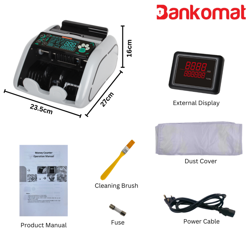 BANKOMAT Cash Counting Machine BMT-2090 Manual