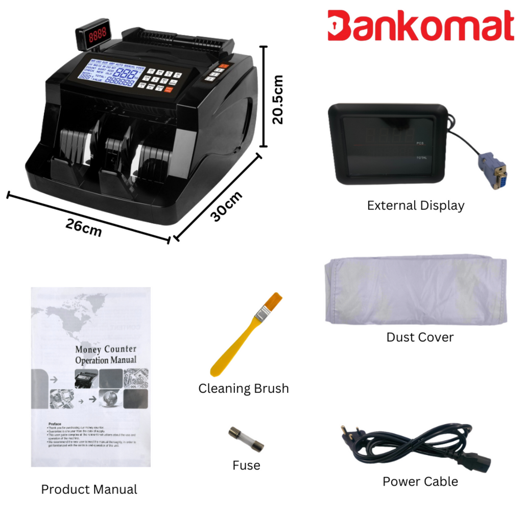 BANKOMAT Cash Counting Machine BM - 70B Manual