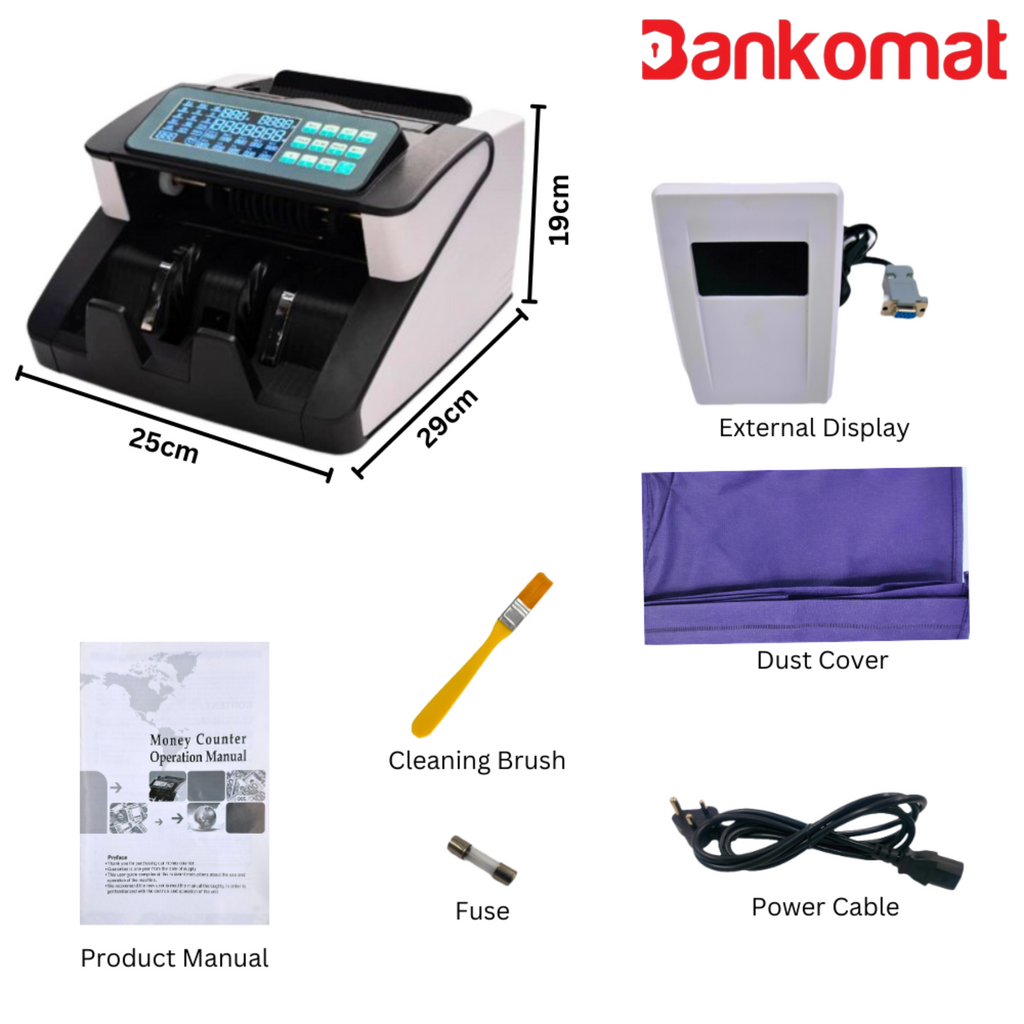 BANKOMAT Cash Counting Machine BMT-713 Manual