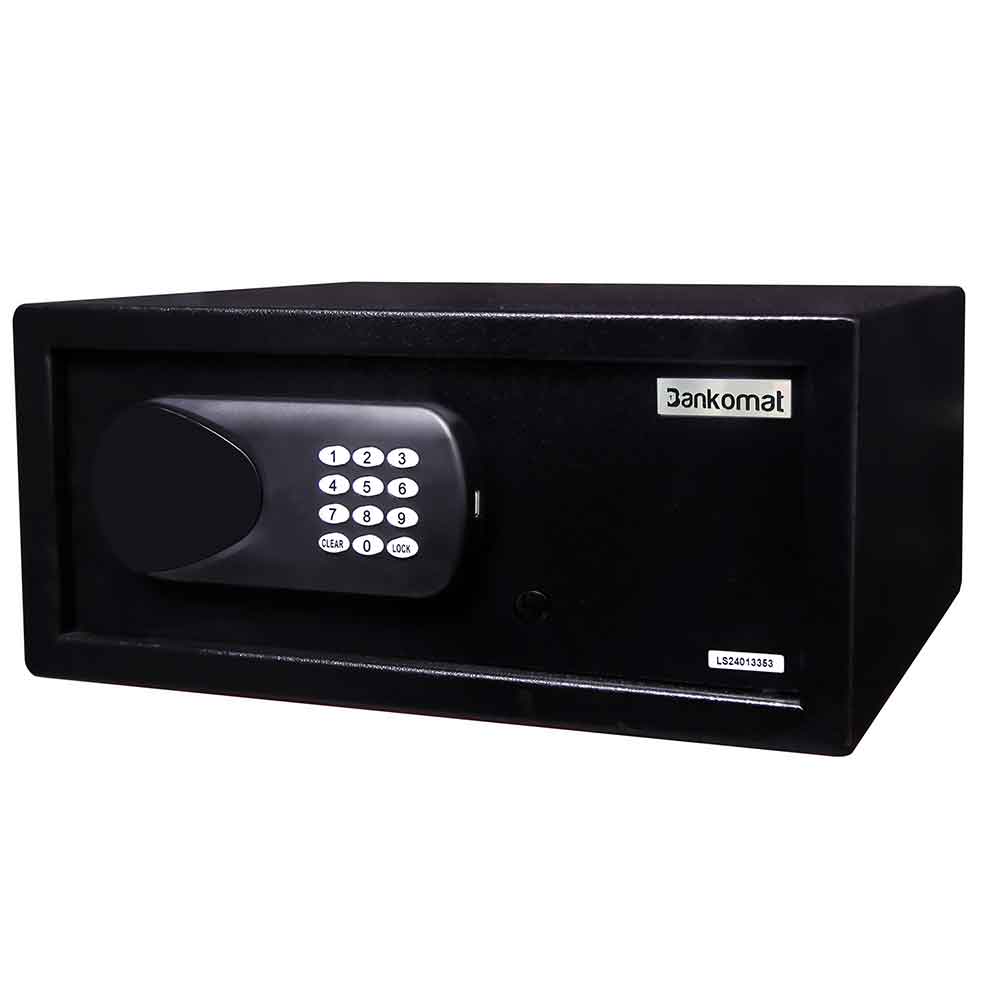 BANKOMAT Digital Safe With Electronic Keypad Lock System For Home, Office & Hotel (BMT-195TB)