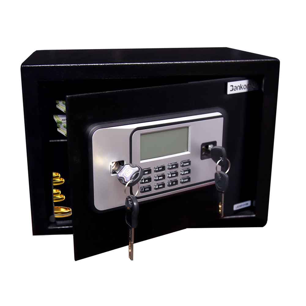 BANKOMAT Digital Safe With Electronic Keypad Lock System For Home, Office & Hotel (BMT-25FB)