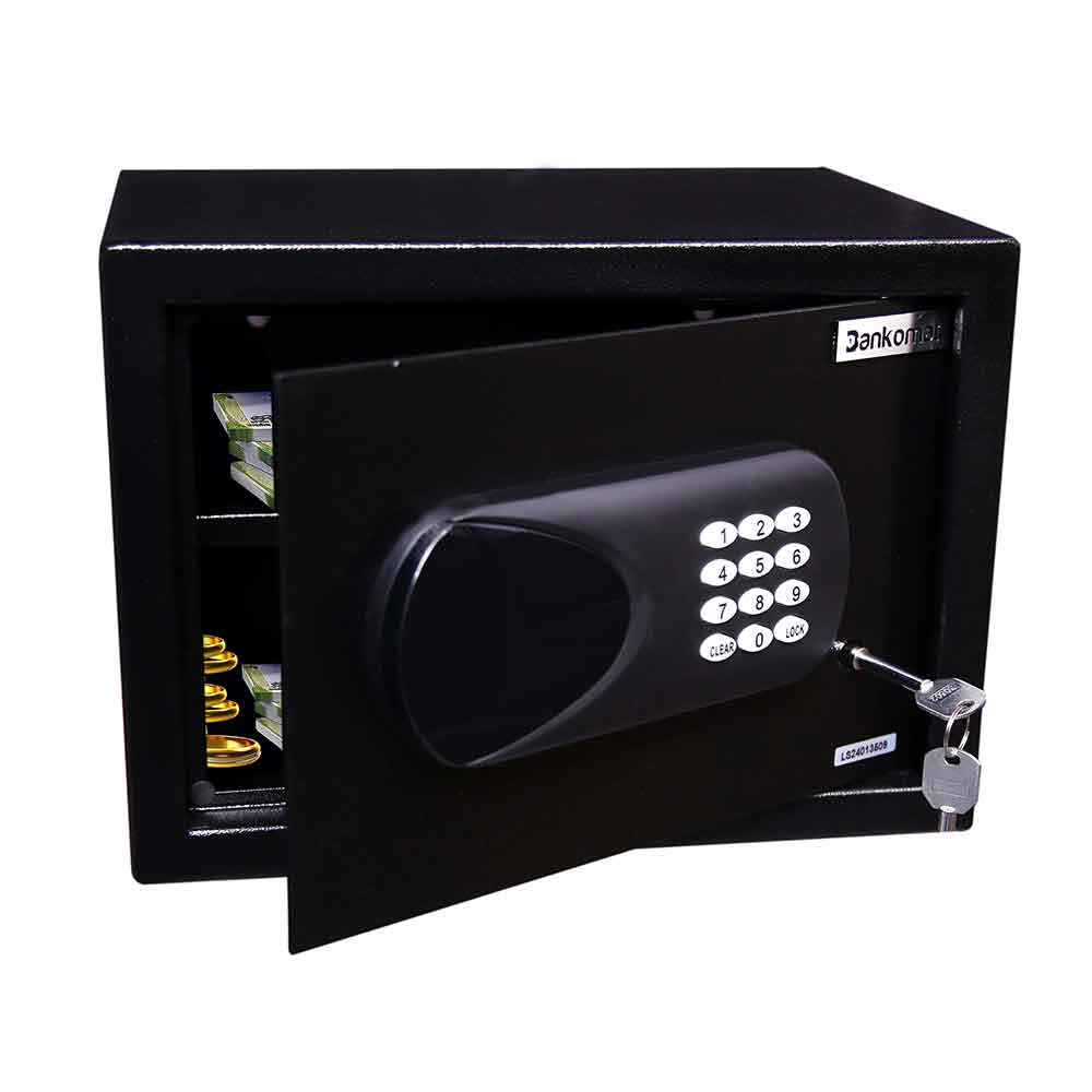 BANKOMAT Digital Safe With Electronic Keypad Lock System For Home, Office & Hotel (BMT-25TB)