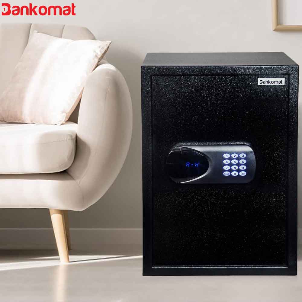 BANKOMAT Digital Safe With Electronic Keypad Lock System For Home, Office & Hotel (BMT-50TB)