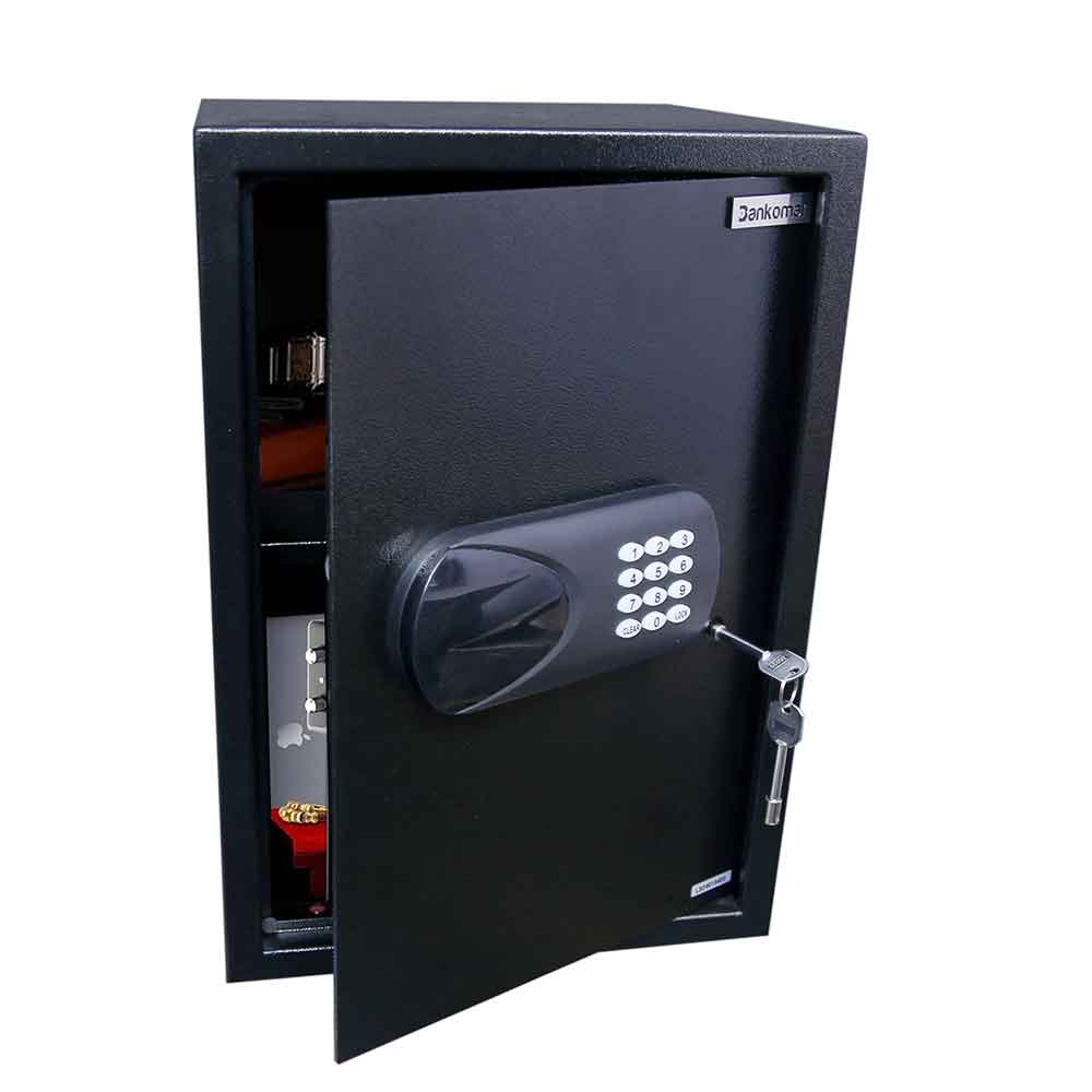 BANKOMAT Digital Safe With Electronic Keypad Lock System For Home, Office & Hotel (BMT-50TB)