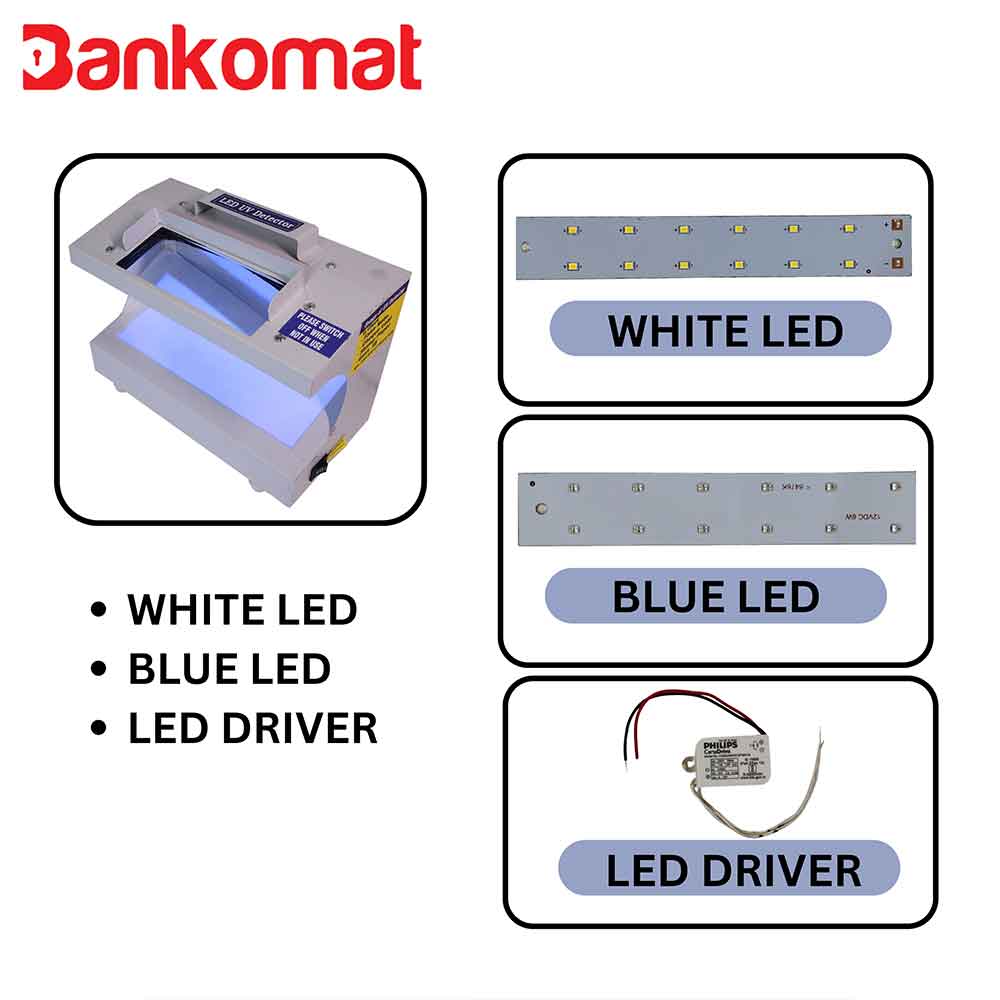 BANKOMAT LED Fake Cash Detector Machine BMT-FNDMINILED