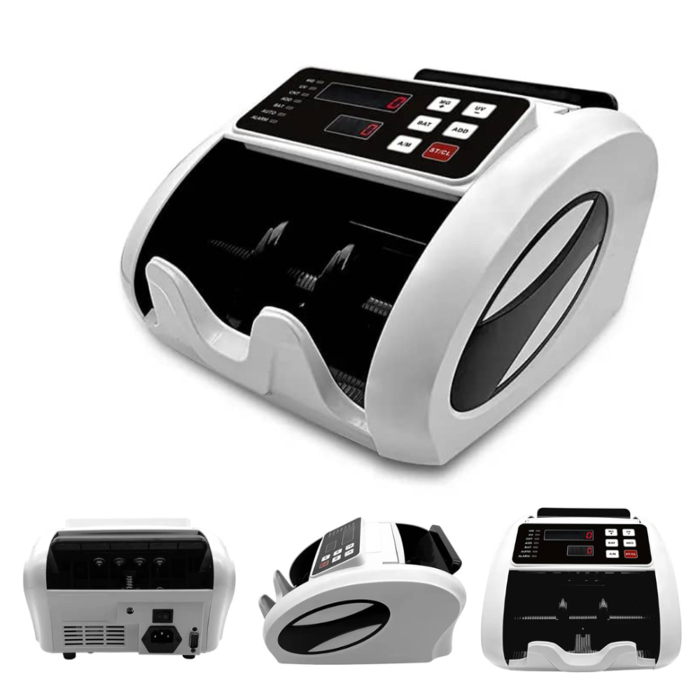 BANKOMAT Money/Currency/Cash/Bill Machine with Fake Note Detection, Batch Mode & Fast Countertop Currency Detector