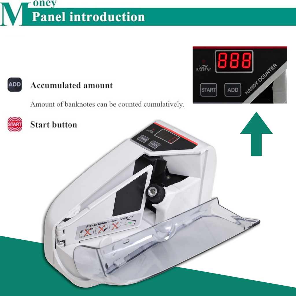 BANKOMAT Handy Cash Counting Machine  BMT-V30