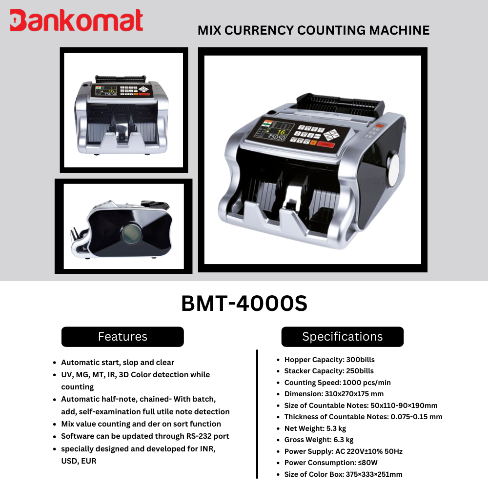BANKOMAT Cash Counting Machine BM - 200S