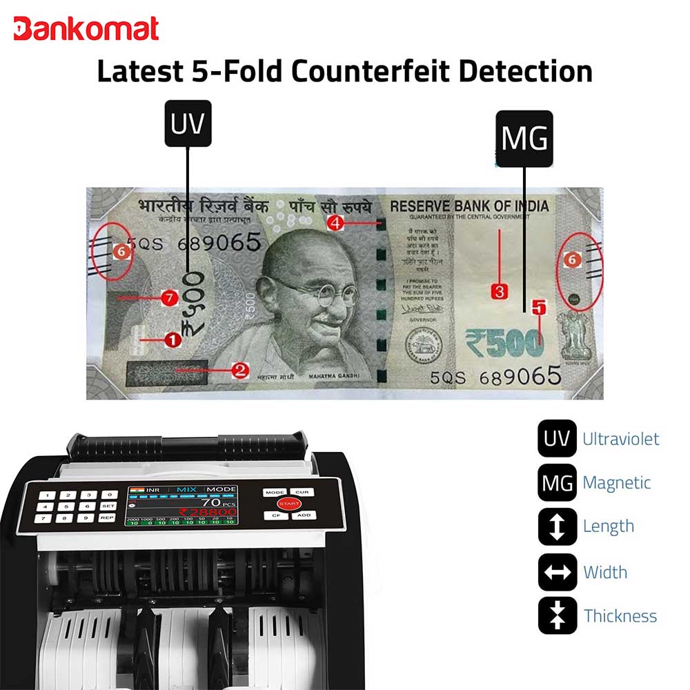 Cash Counting Machine BM - 208 Mixed