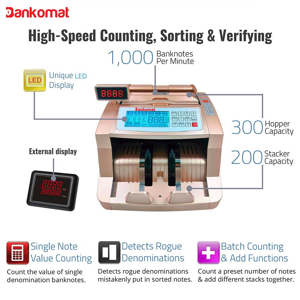 BANKOMAT Cash Counting Machine BM - 206 G