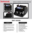 BANKOMAT Cash Counting Machine BM - 70B Manual