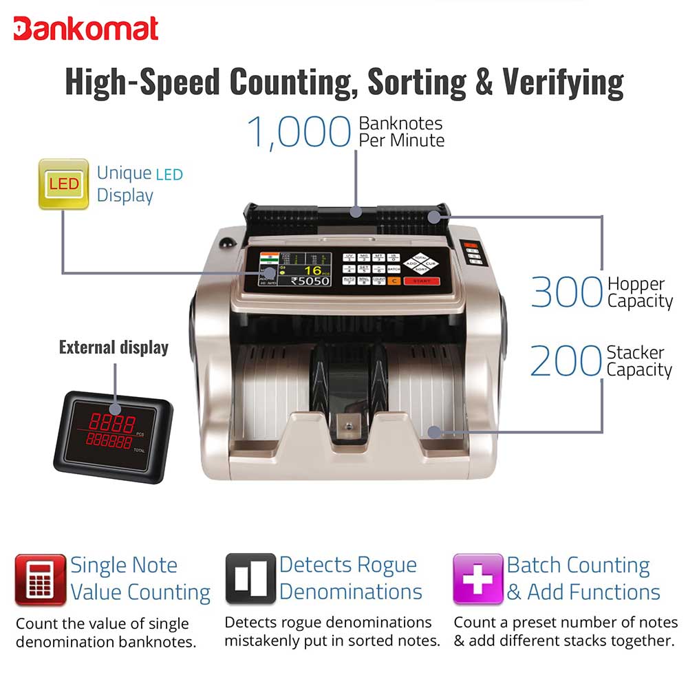 BANKOMAT Cash Counting Machine BM - 200 G