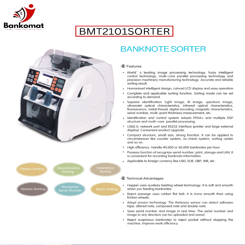 BANKOMAT Fitness Sorting Machine  BMT-2101SORTER