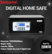 BANKOMAT Digital Safe With Electronic Keypad Lock System For Home, Office & Hotel (BMT-20WFB)