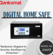 BANKOMAT Digital Safe With Electronic Keypad Lock System For Home, Office & Hotel (BMT-20WFB)