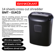 BANKOMAT PAPER SHREDDING/CUTTING MACHINE BMT-014CD