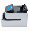 Bankomat cash counting and note detection machine with digital screen and bill feeder