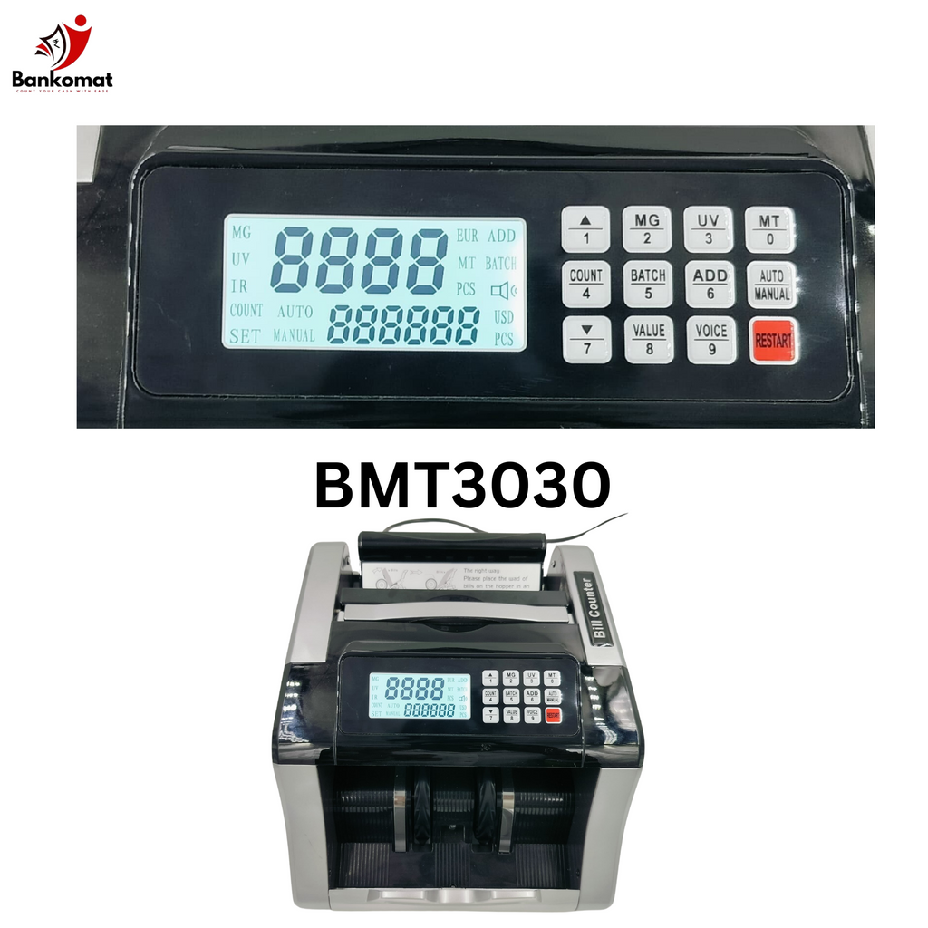 BANKOMAT Cash Counting Machine BMT-3030 Manual