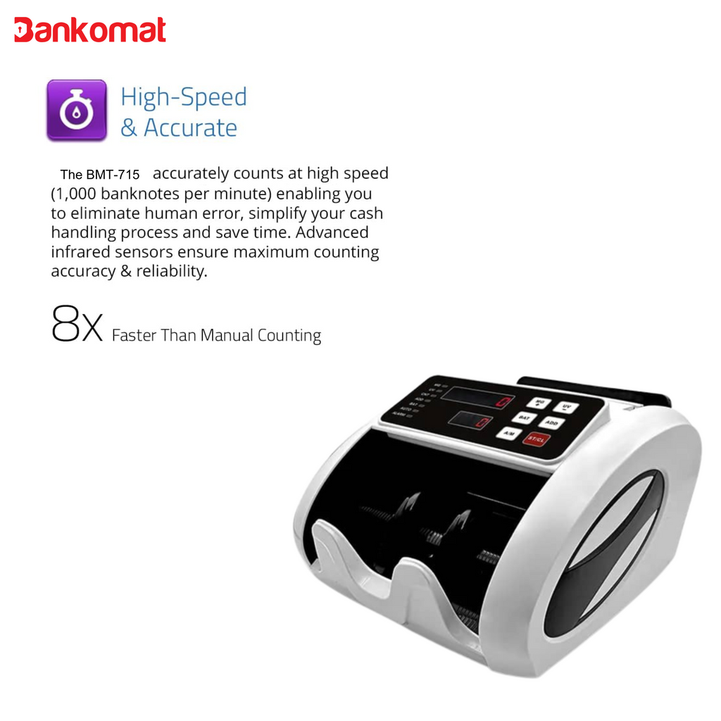 BANKOMAT Note Counting Machine BMT-715 Manual