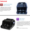 BANKOMAT Mix Cash Value Counting Machine with Fake Cash Detection Fully Automatic Cash Counting Machine