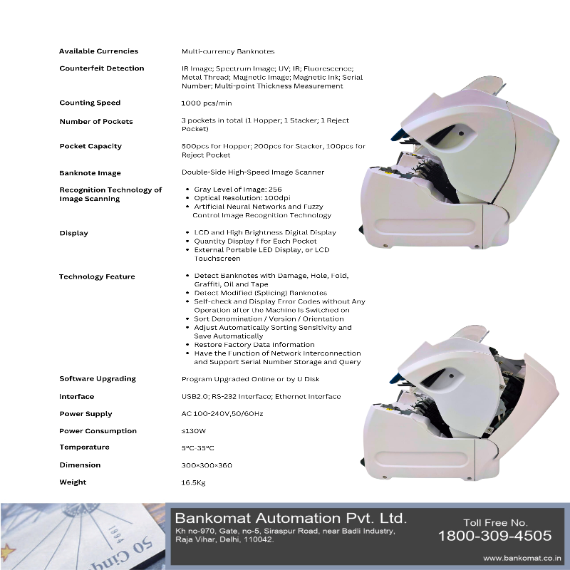 BANKOMAT Fitness Sorting Machine  BMT-2101SORTER