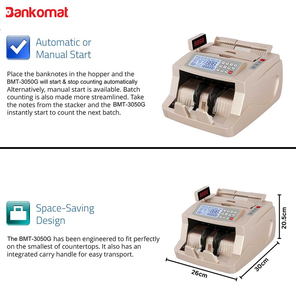BANKOMAT Cash counting machine BM - 70 G