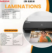 Bankomat A4 Thermal Laminator Machine | Fast Warm-Up, Jam-Free, Photo Safe