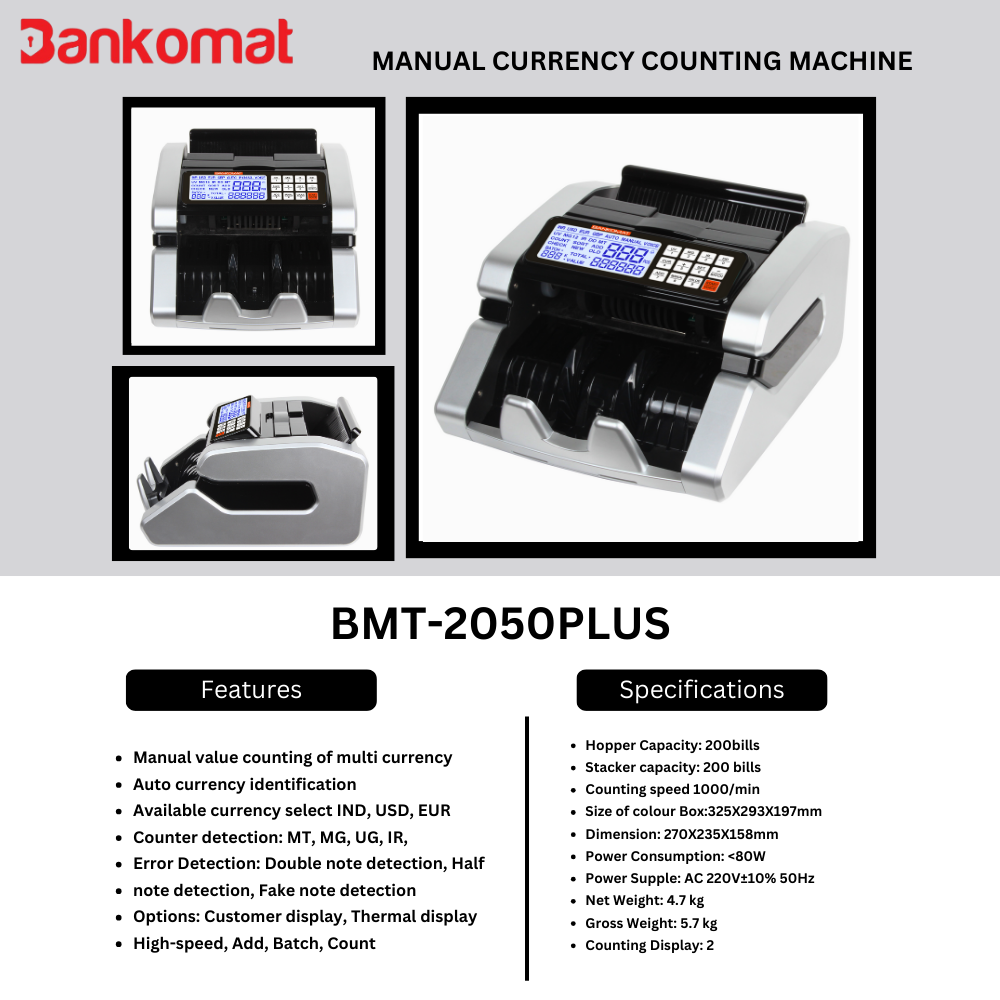 BANKOMAT Cash Counting Machine BM - 105