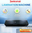 Bankomat A4 Thermal Laminator Machine | Fast Warm-Up, Jam-Free, Photo Safe