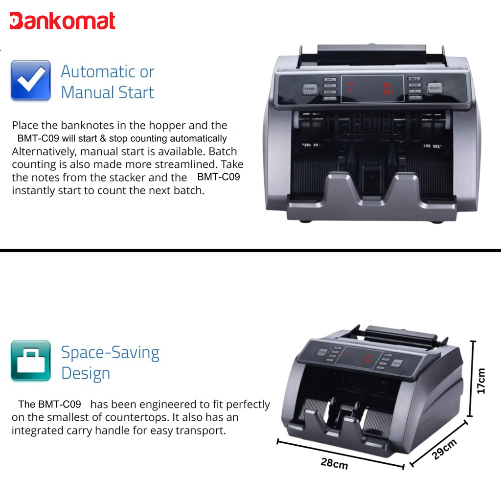 BANKOMAT Cash Counting Machine BMT-C09