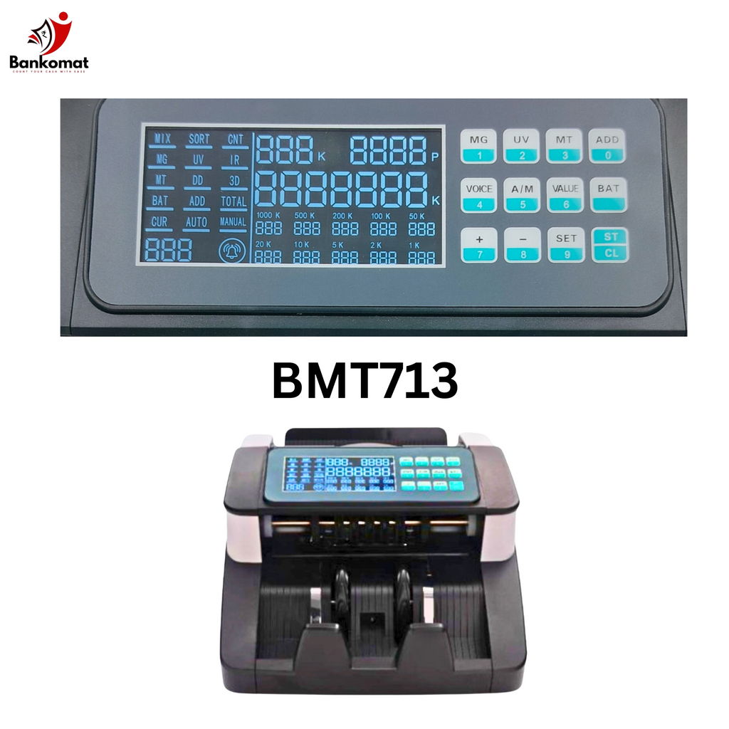 BANKOMAT Cash Counting Machine BMT-713 Manual