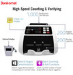 BANKOMAT Money/Currency/Cash/Bill Machine with Fake Note Detection, Batch Mode & Fast Countertop Currency Detector