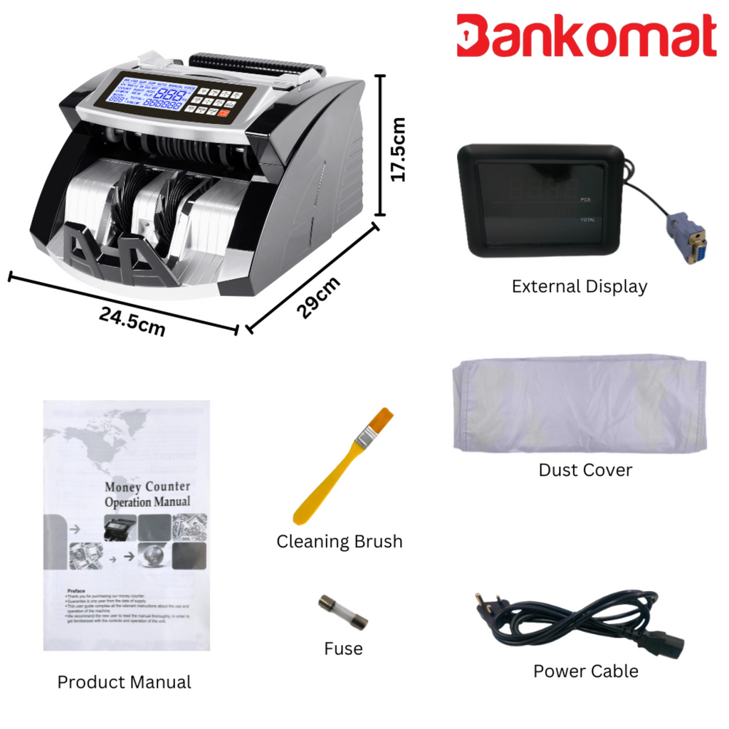BANKOMAT Cash Counting Machine BMT-2030 Manual