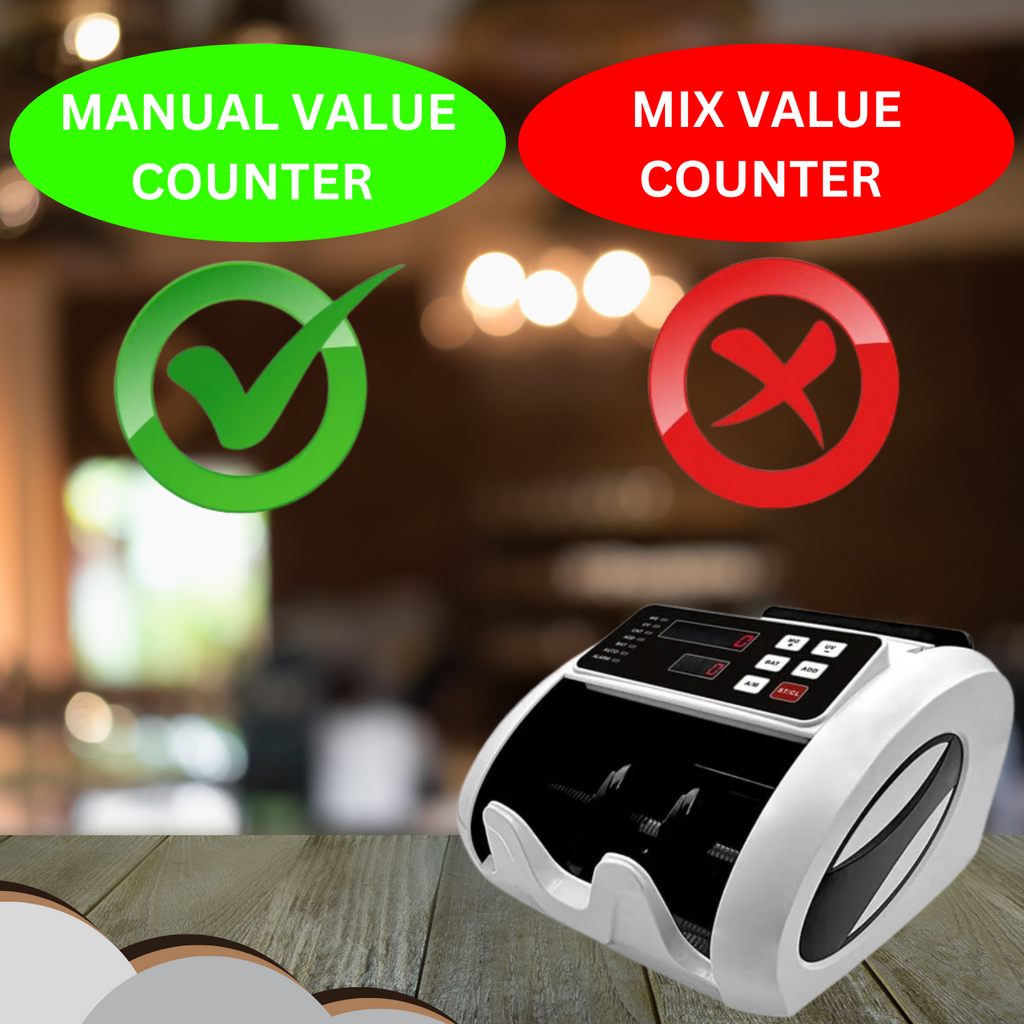 BANKOMAT Money/Currency/Cash/Bill Machine with Fake Note Detection, Batch Mode & Fast Countertop Currency Detector