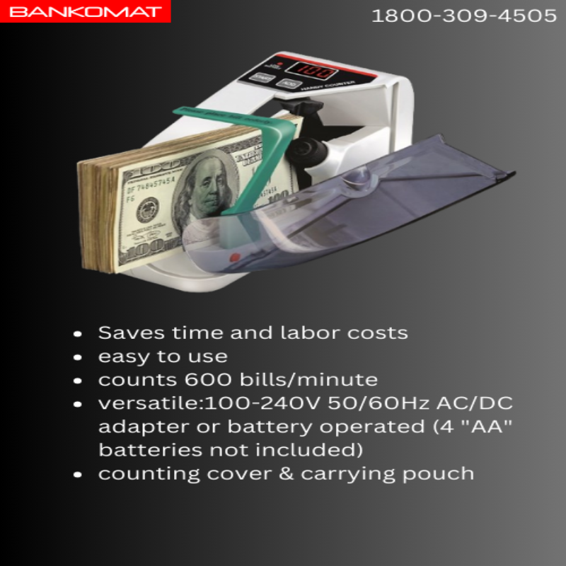BANKOMAT Handy Cash Counting Machine  BMT-V30